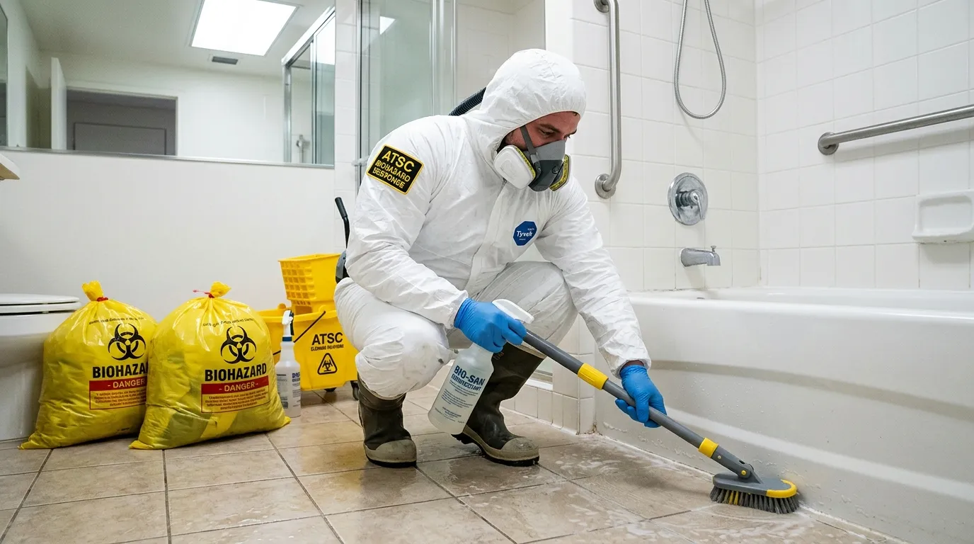 Decontamination equipment deployed for Blood Cleanup in Mililani Town